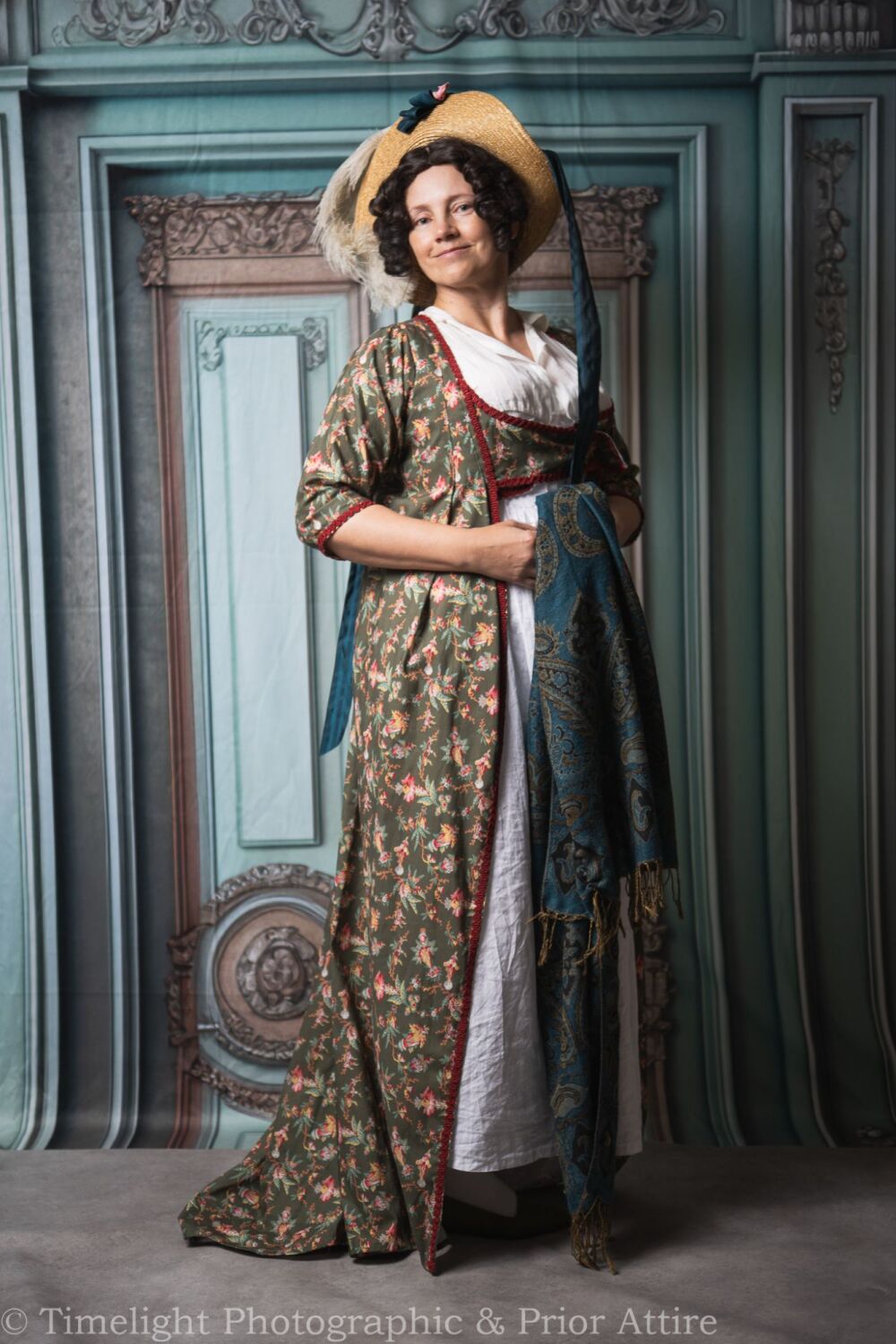 Regency open dress cotton size 12-16
