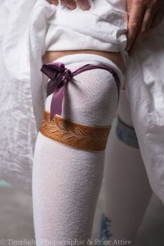 Silk Ribbon garters