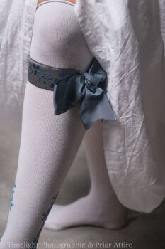 Silk Ribbon garters