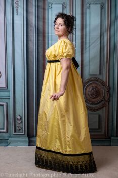 Regency dress silk size 14-20