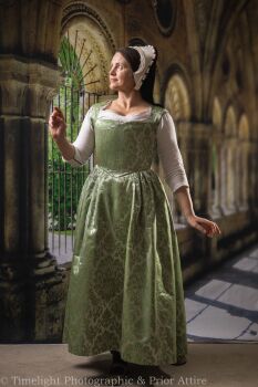 Tudor/Elizabethan kirtle in silk