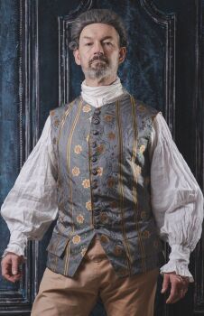 Georgian waistcoat in silk