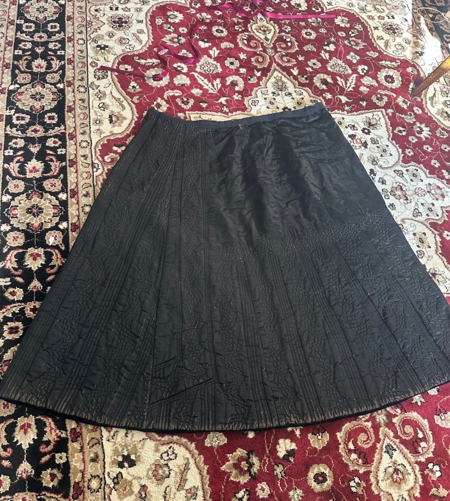 Antique quilted petticoat