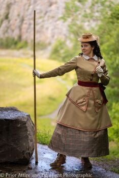 Victorian  walking/hiking dress