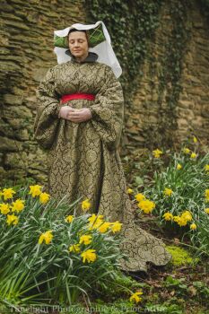 Houppelande  in damask