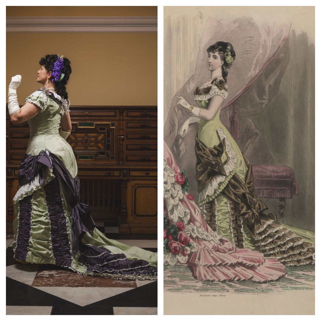 Victorian evening dress