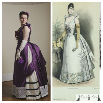Victorian evening gown