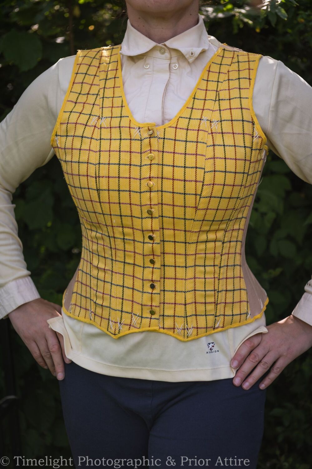 Equestrian corseted waistcoat size 14