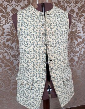 Georgian waistcoat in cotton