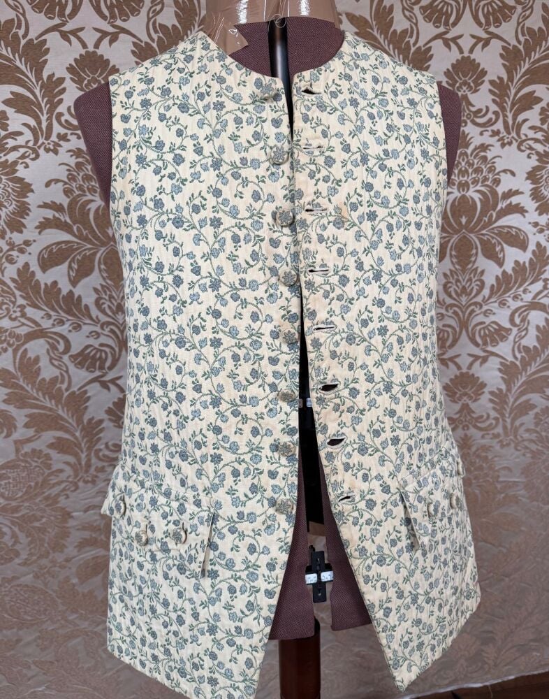 Georgian waistcoat in cotton