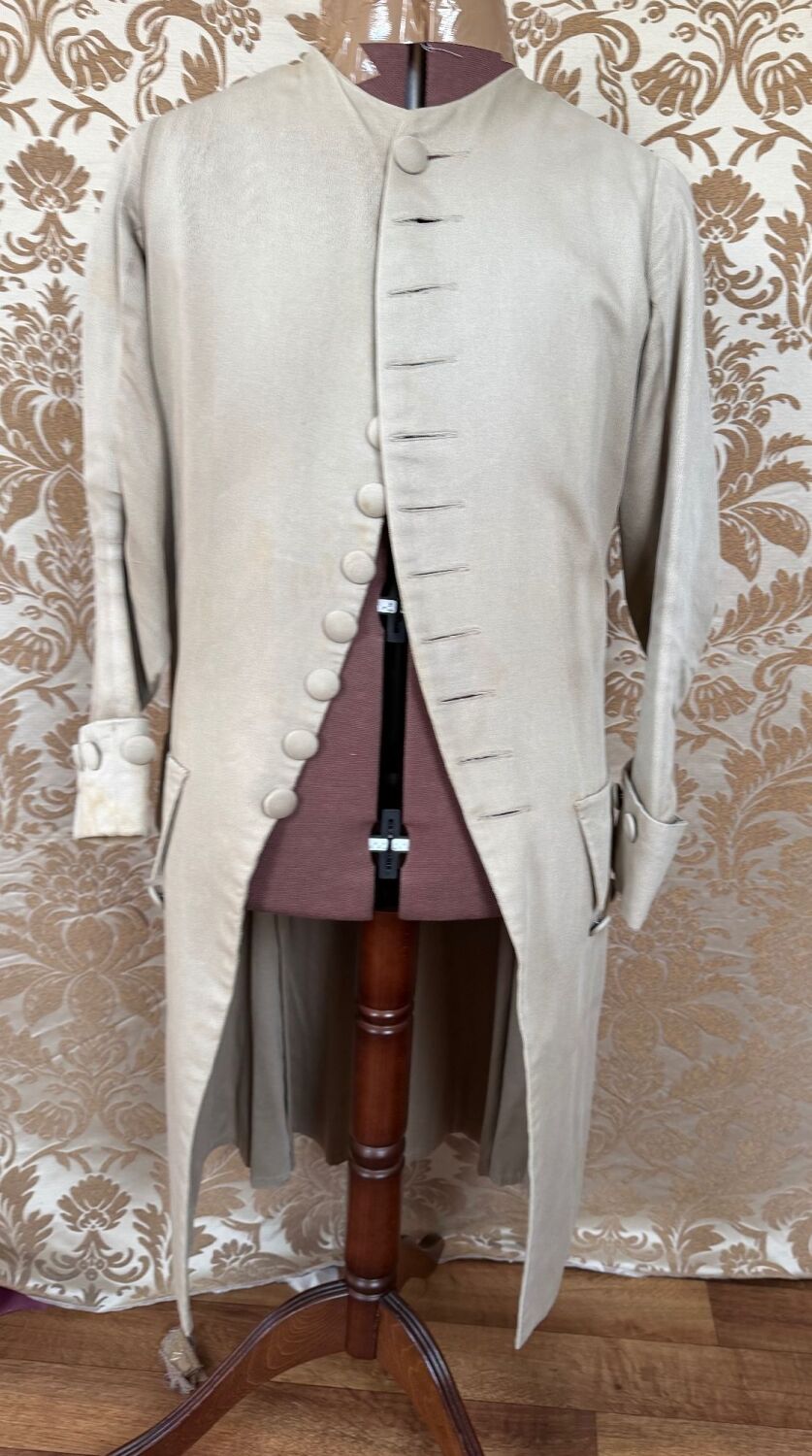 Georgian coat in cotton/wool