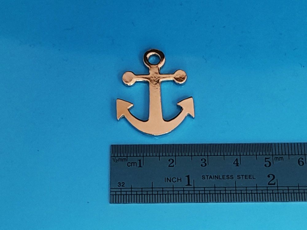 Cast Pewter Anchor Blank
