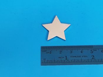 Cast Pewter Star 30mm Blank