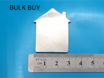 Cast Pewter Large Simple House - Wholesale Bulk Buy Qty: 50