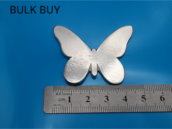 Cast Pewter Butterfly Large Size Blank - Wholesale Bulk Buy QTY 50