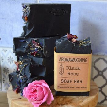 Black Rose Charcoal Soap