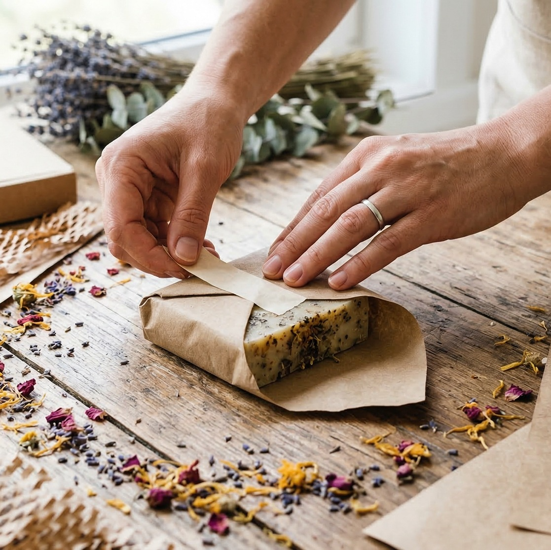 soap wrapping