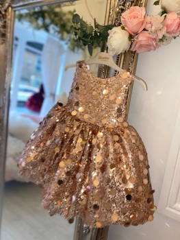 Rose gold luxury tutu dress 