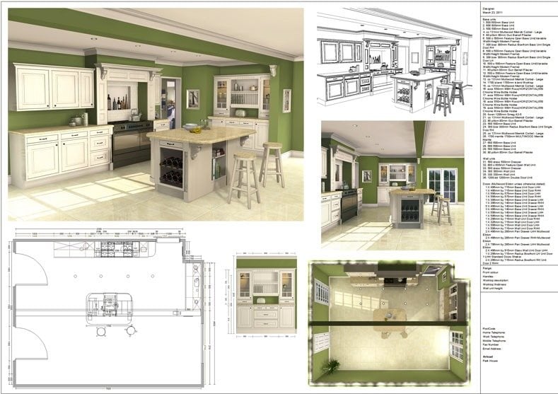 3d articad kitchen and bathroom design derbyshire