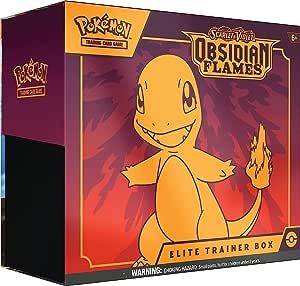 Obsidian Flames Elite Trainer Box, ETB, pokemon ETB, scarlet and violet Obsidian Flames