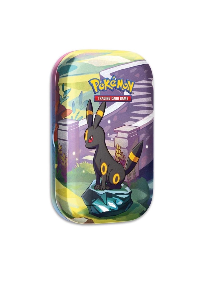 Prismatic Evolutions tin featuring Umbreon