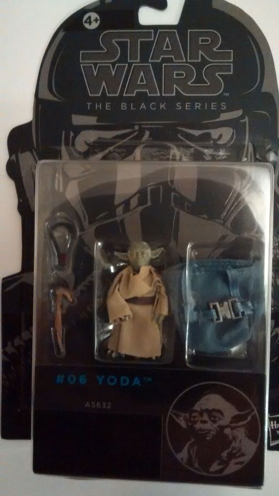 Star Wars Figure The Black Series #06 Yoda A5632 3.75" Series Hasbro Disney