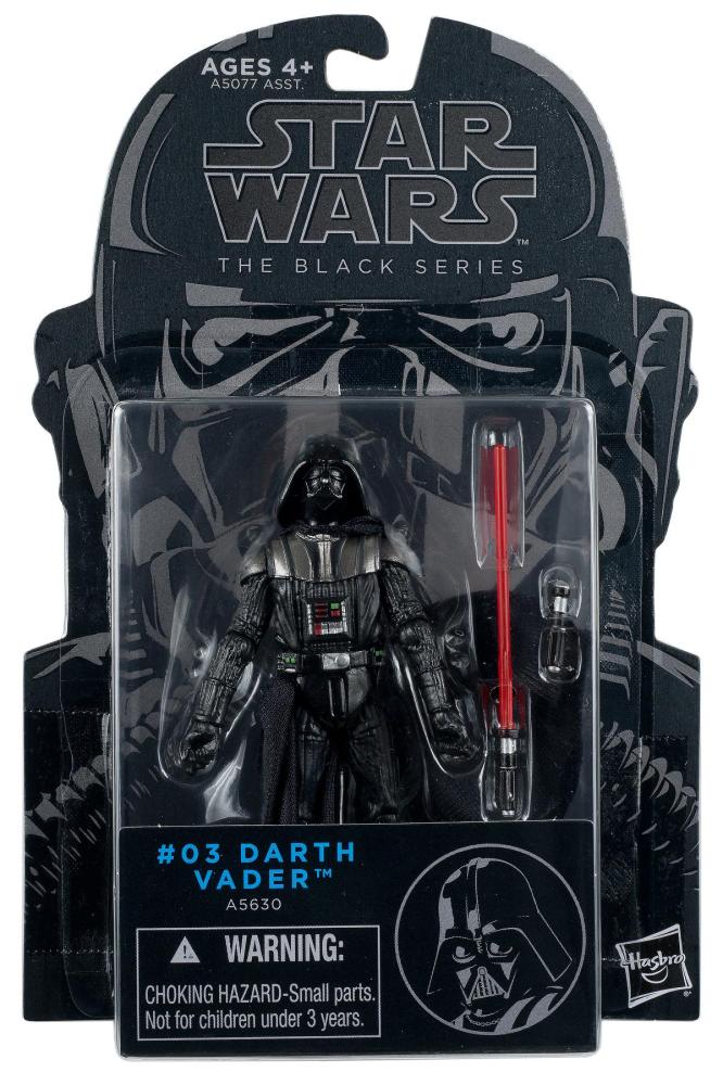 Star Wars Figure The Black Series #03 Darth Vader A5630 3.75" Hasbro Disney