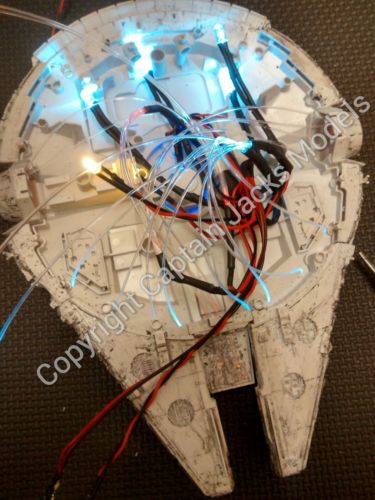 Bandai LED Lighting Unit White Double Light for Star Wars Millennium Falcon BB-8 
