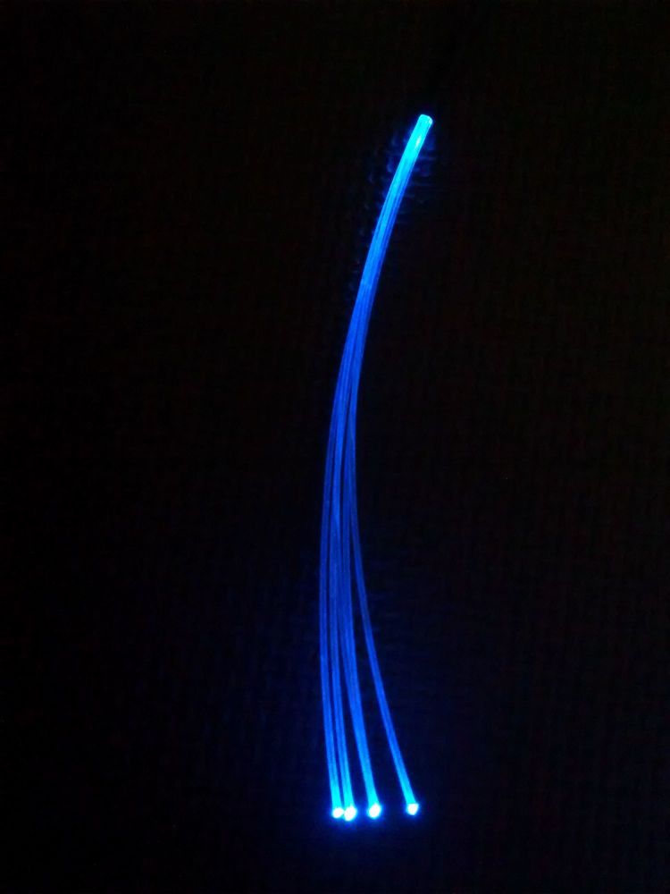 x1 Unit Blue Separate - 5 Fibre Strands ( 1mm strands )