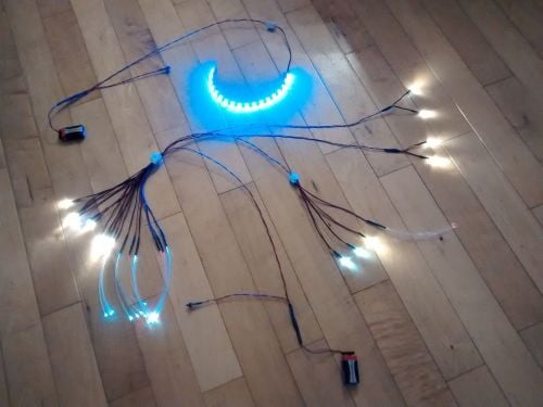 Star Wars Model Led Fibre Optic Millennium Falcon Light Kit Amt Ertl Size Bases 460mm Long Star Wars Model Led Fibre Optic Millennium Falcon Light Kit Amt Ertl Size Bases 460mm Long