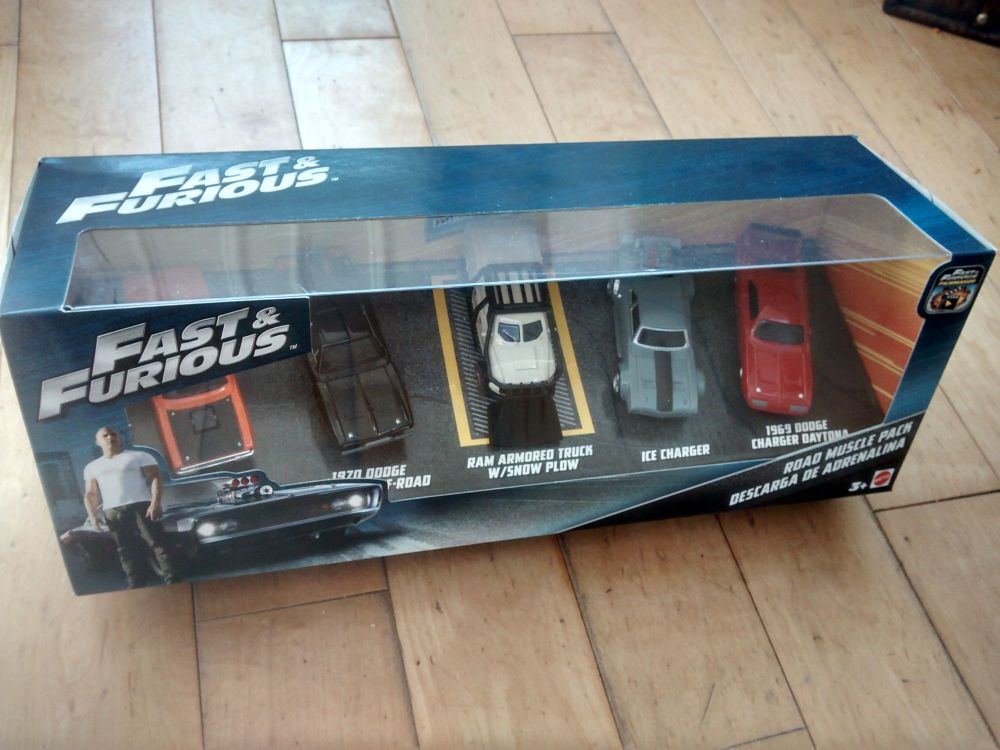Fast & Furious Collectable Diecast Cars Road Muscle Pack