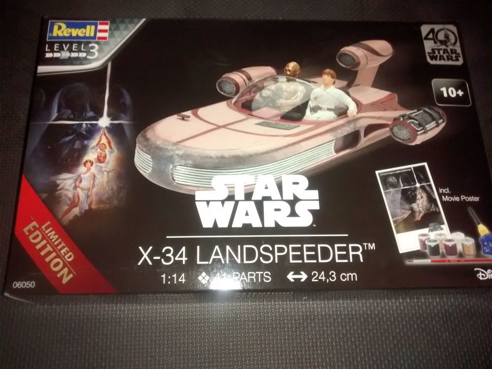 Revell 1:14 X-34 Landspeeder 40 Years of Star Wars Limited Edition Kit 0605