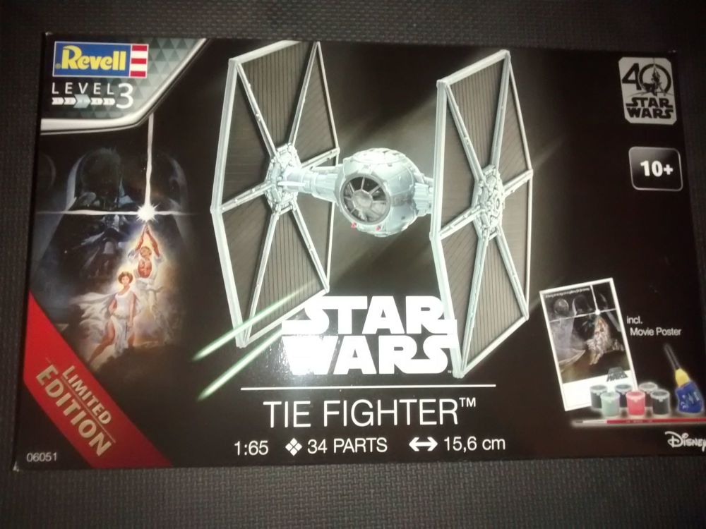 Revell 1:65 TIE Fighter 40 Years of Star Wars Limited Edition Kit 06051