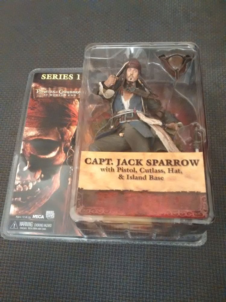 Neca - Reel Toys - Collectors Figure - Pirates Of The Caribbean At Worlds End - Captain Jack Sparrow - Series 1