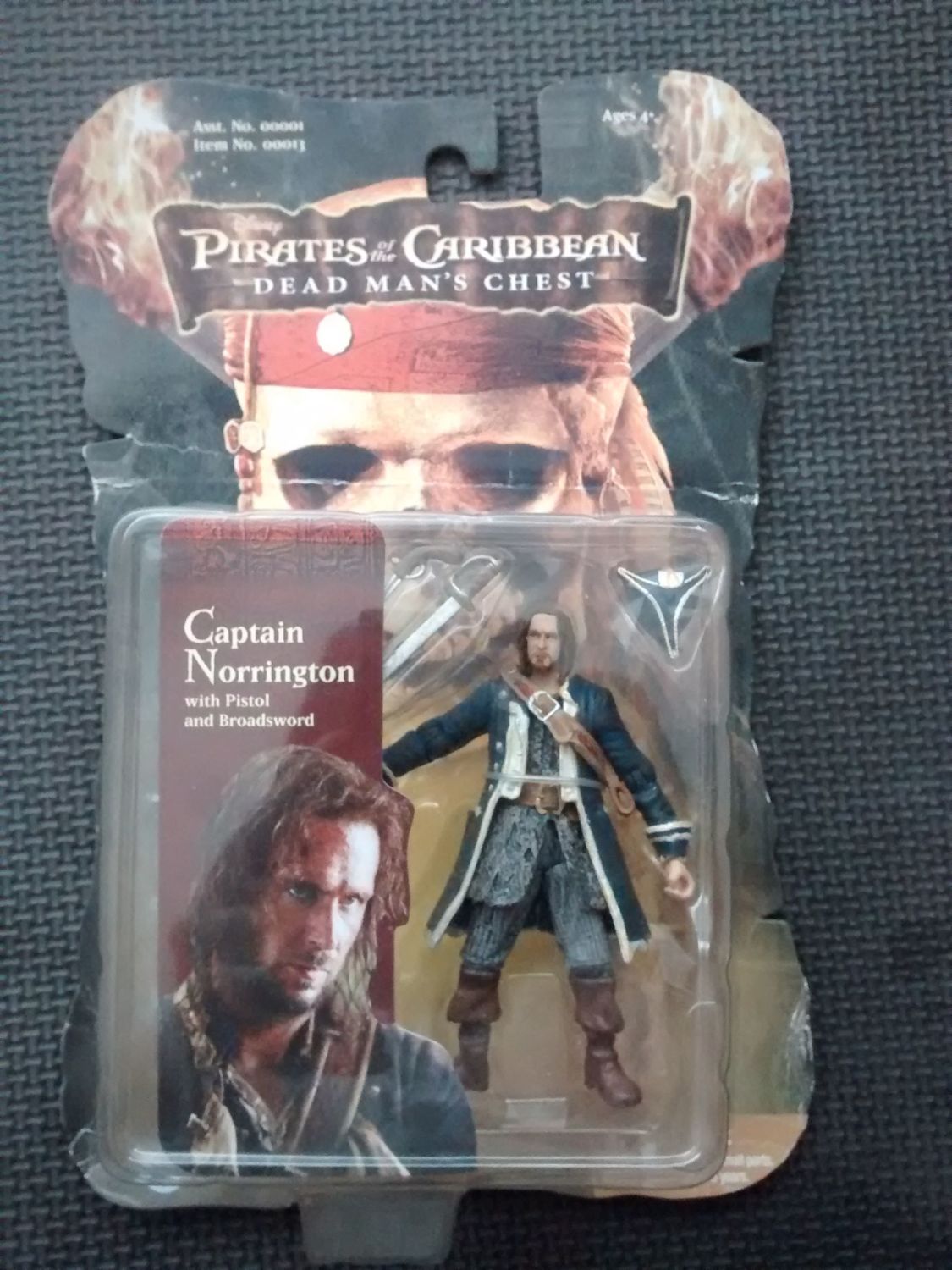 Zizzle Collectors Figure Pirates Of The Caribbean Dead Mans Chest Captain Norrington