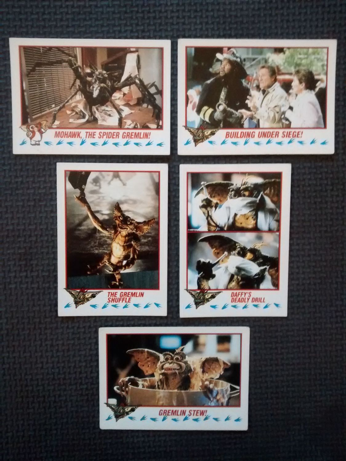 Vintage Collectable Trading Cards Gremlins 2 The New Batch Cards 38 61 64 66 73