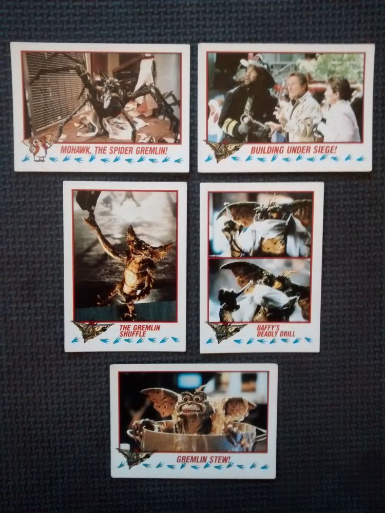 Vintage Collectable Trading Cards - Gremlins 2 The New Batch - Cards 38, 61