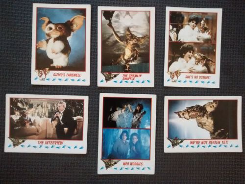 Vintage Collectable Trading Cards - Gremlins 2 The New Batch - Cards 64, 68