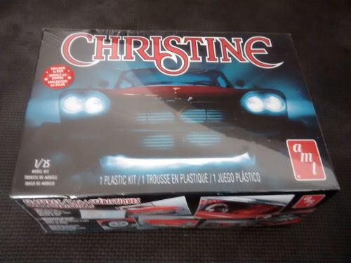 AMT Christine - 1958 Plymouth - Model Kit - Molded In Red