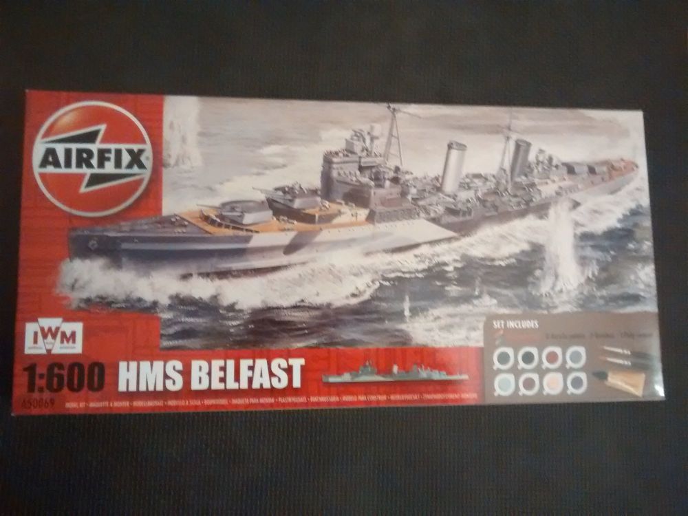 Airfix A50069 HMS Belfast 1:600 Plastic Model Kit