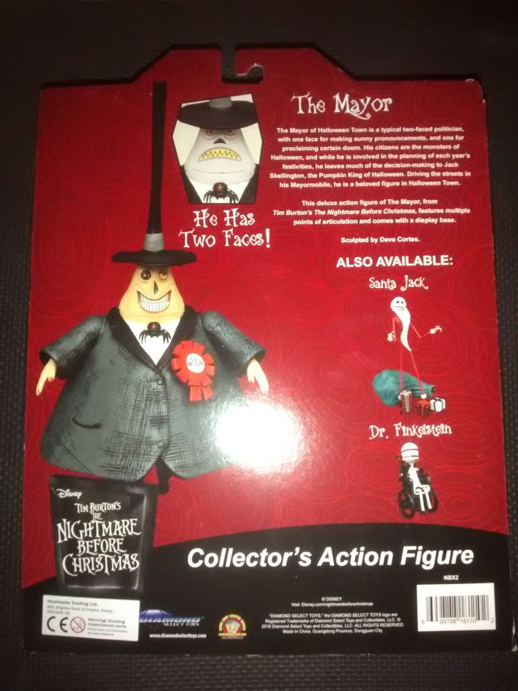 Diamond Select Deluxe Figures - Tim Burton's - The Nightmare Before Christmas - The Mayor