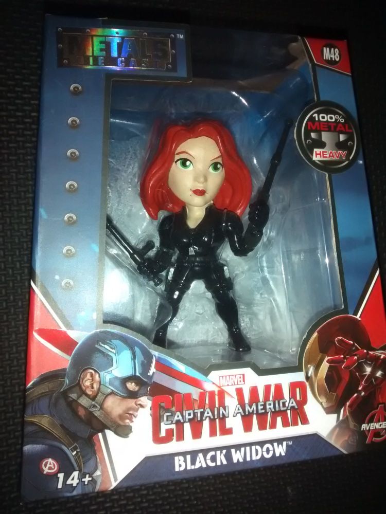 Metals Diecast Marvel Civil War Black Widow Figure M48