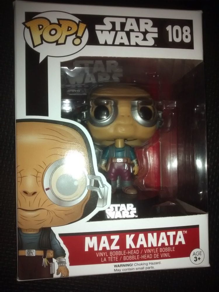 Pop Star Wars Maz Kanata Vinyl Figure Number 108