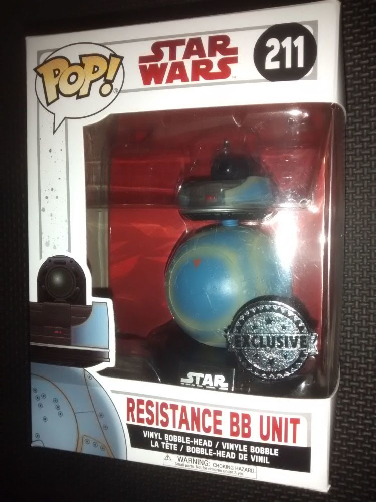 Pop Star Wars - Resistance BB Unit - EXCLUSIVE - Vinyl Figure - Issue 211