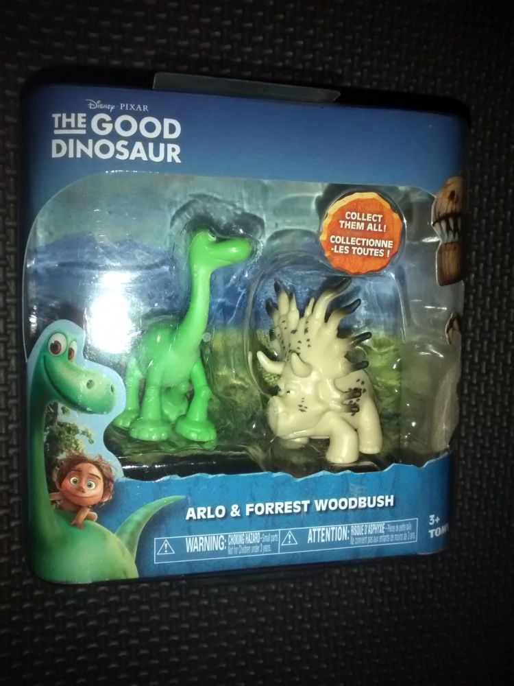 Disney Pixar - The Good Dinosaur - Collectable Figures - Arlo & Forest Wood