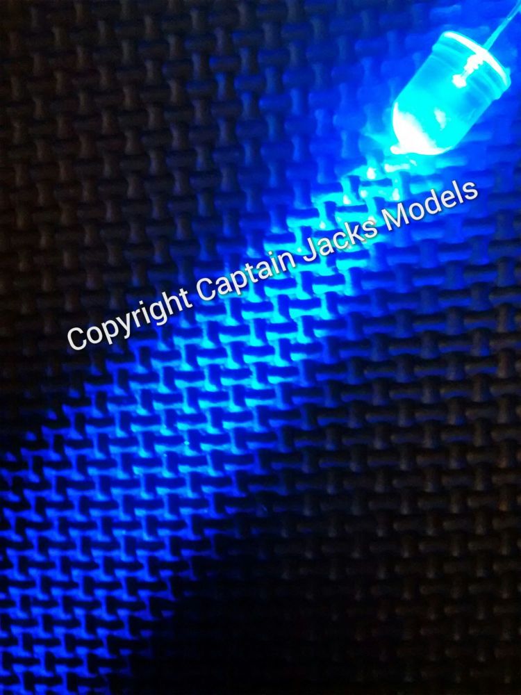 Qty x10  10mm Blue Ultra Bright Led