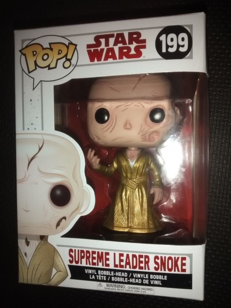 Pop Star Wars Supreme Leader Snoke Vinyl Figure Number 199