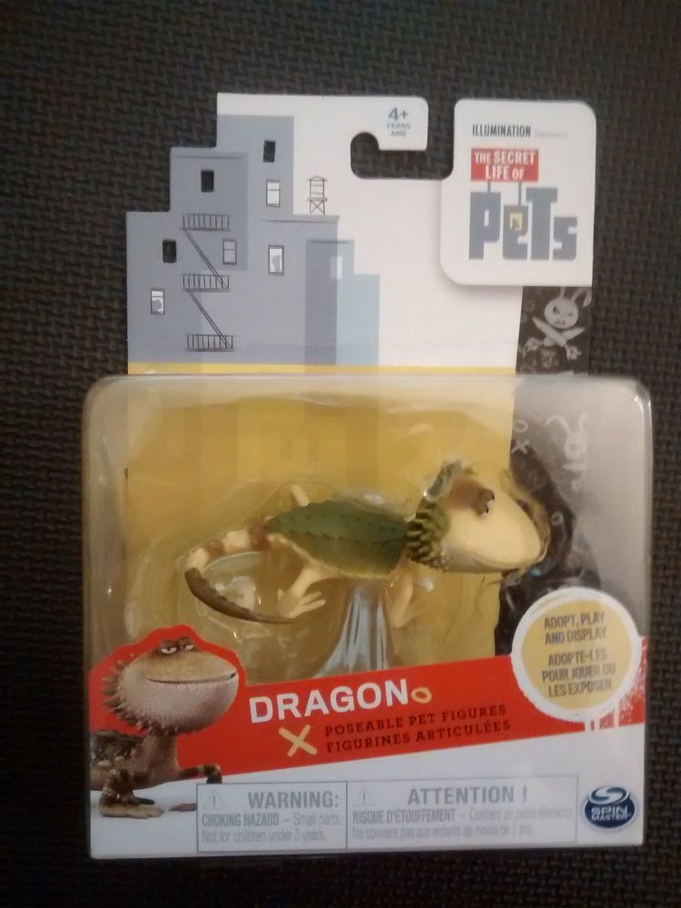 The Secret Life Of Pets Collectable Figure Dragon