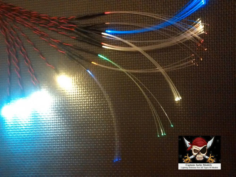 Star Wars Model Led & Fibre Optic Large Millennium Falcon COCKPIT LIGHTING SET (0.5mm strands)
