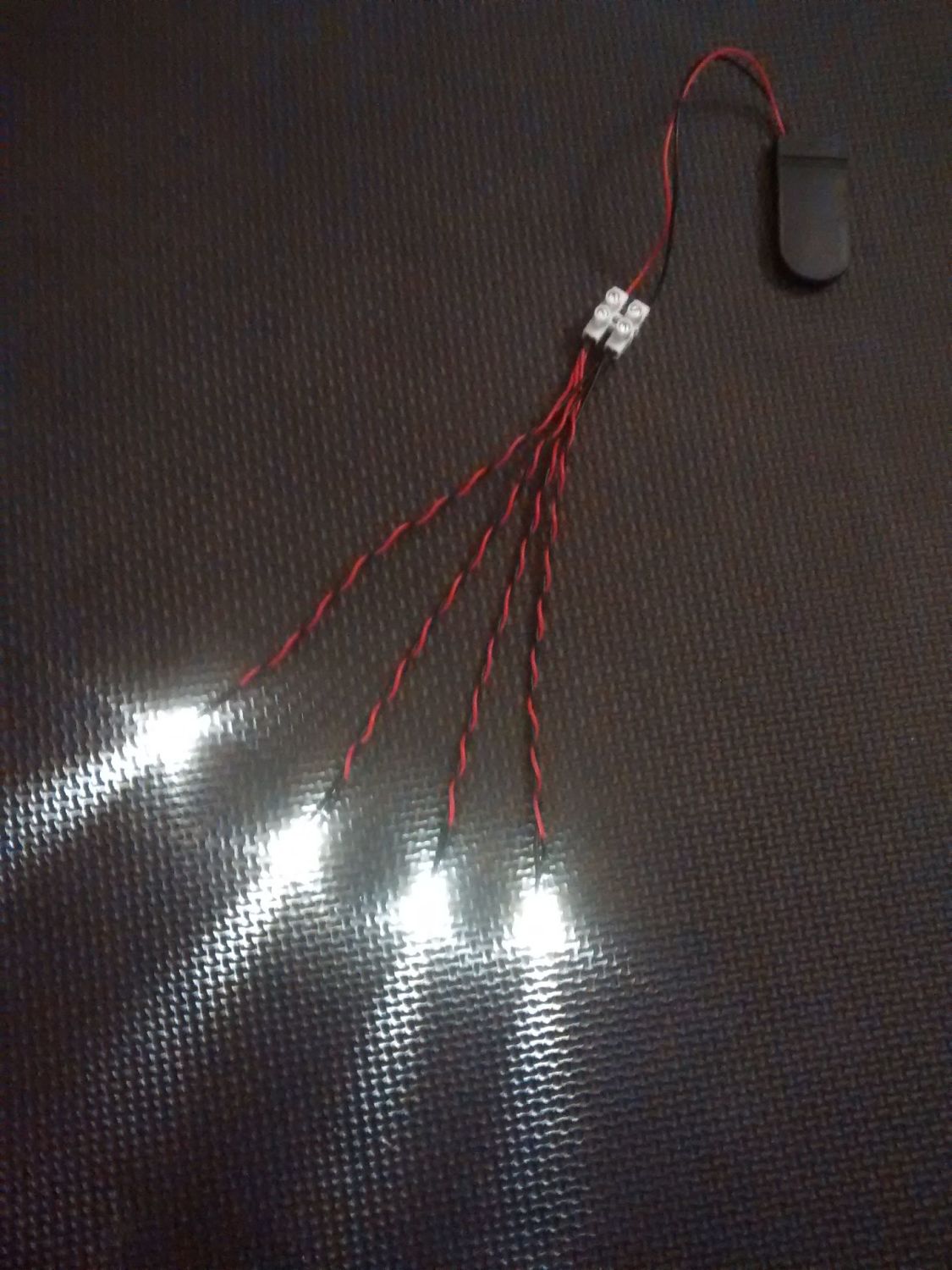 RC Boat Search Light Kit CR2032 SET Static Leds 5mm Static Cool White